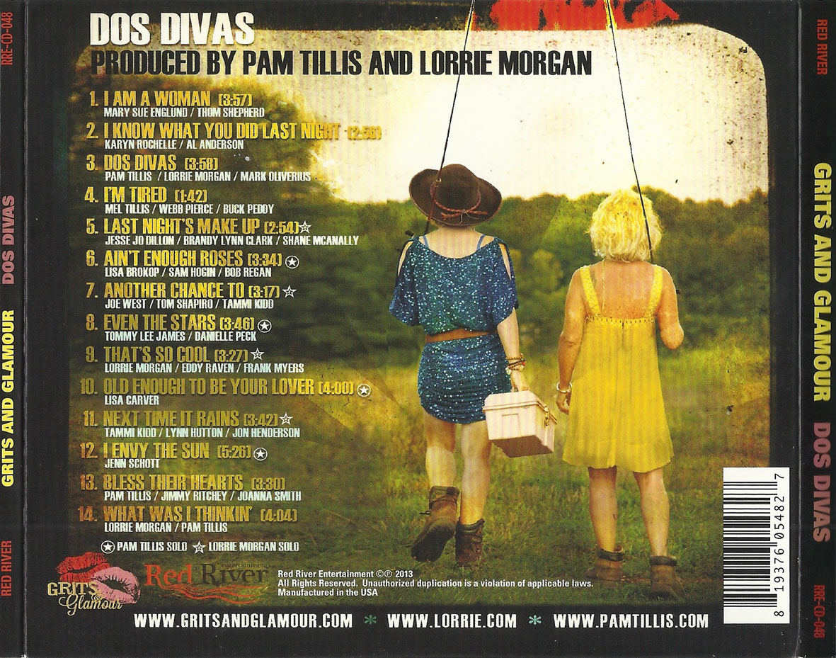 Cartula Trasera de Pam Tillis & Lorrie Morgan - Dos Divas