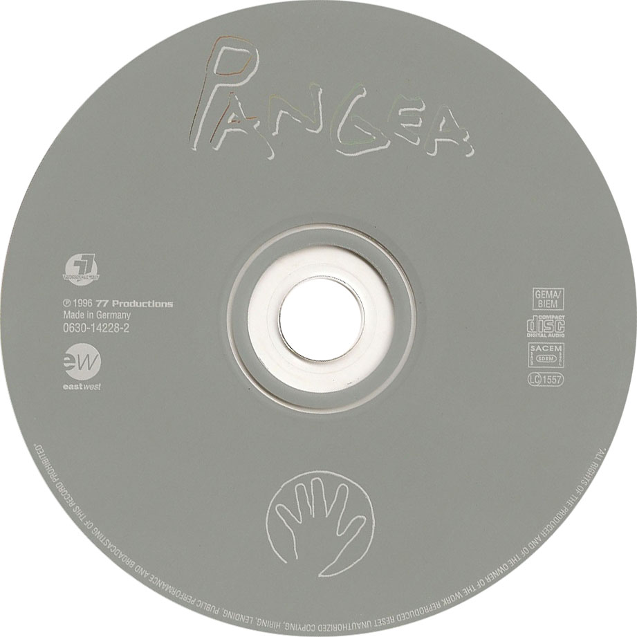 Cartula Cd de Pangea - Pangea