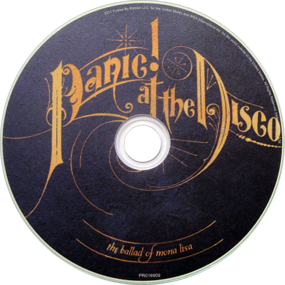 Cartula Cd de Panic! At The Disco - The Ballad Of Mona Lisa (Cd Single)