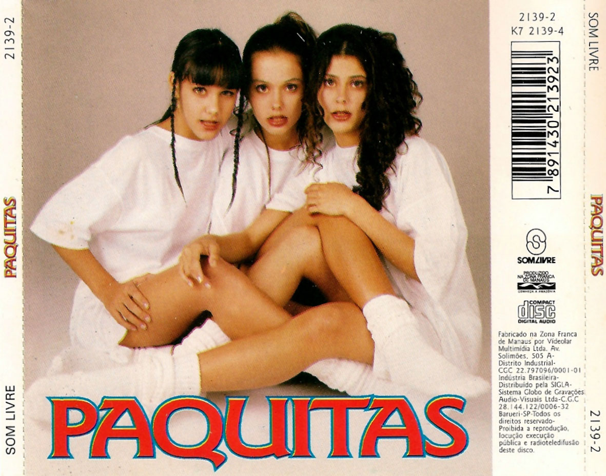 Cartula Trasera de Paquitas - Paquitas (1997)