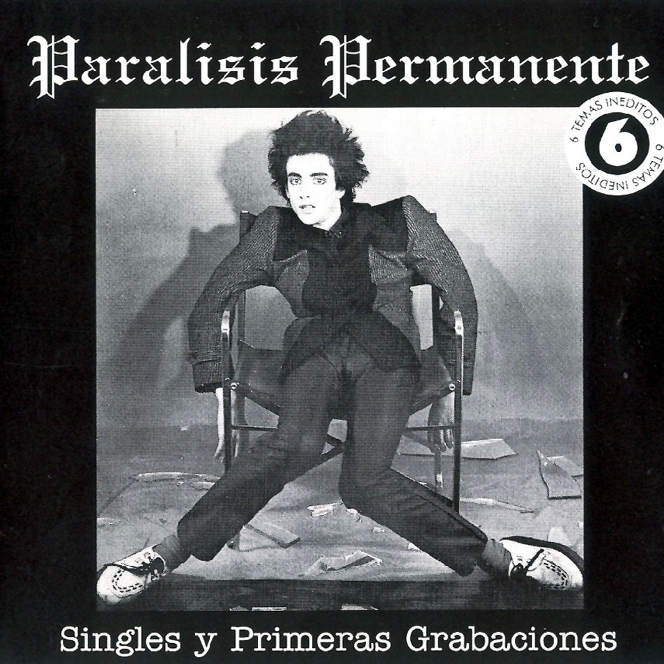 Cartula Frontal de Paralisis Permanente - Singles Y Primeras Grabaciones