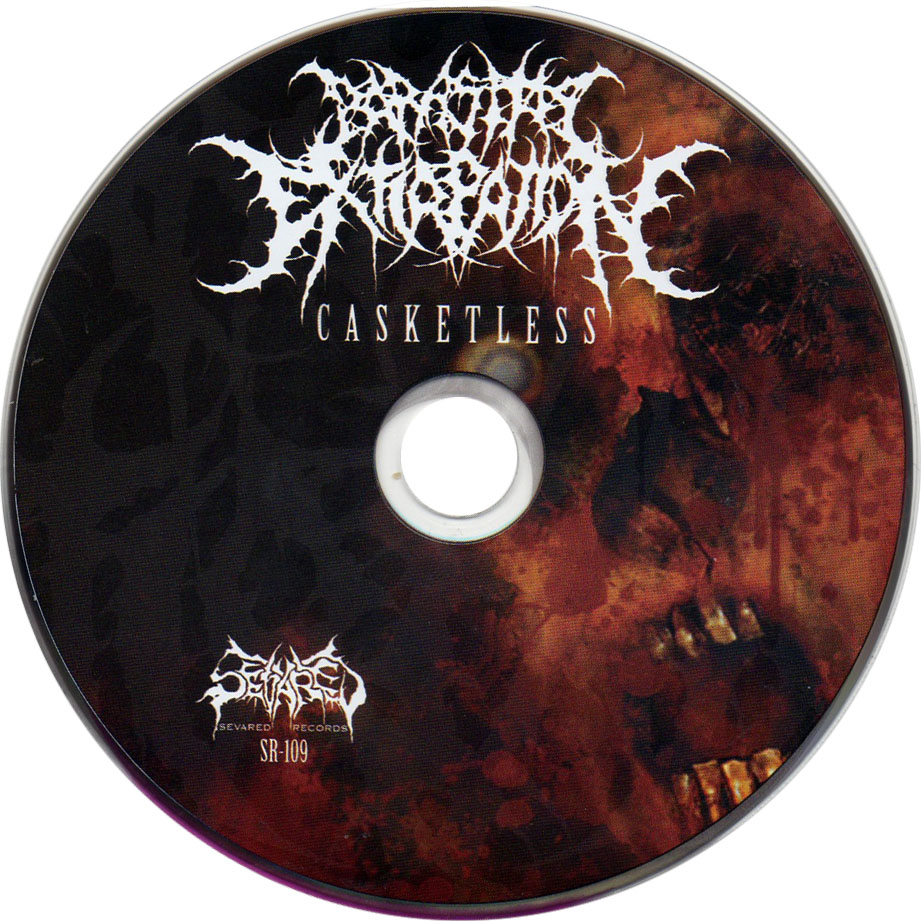 Cartula Cd de Parasitic Extirpation - Casketless