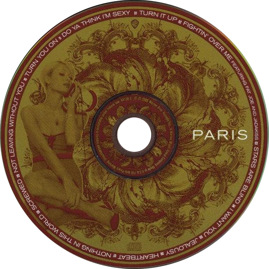 Cartula Cd de Paris Hilton - Paris