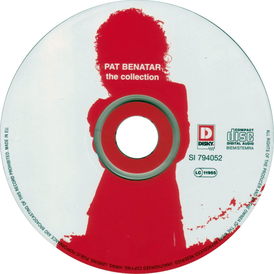 Cartula Cd de Pat Benatar - The Collection