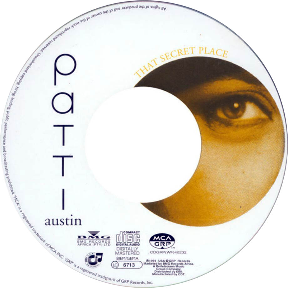 Cartula Cd de Patti Austin - That Secret Place