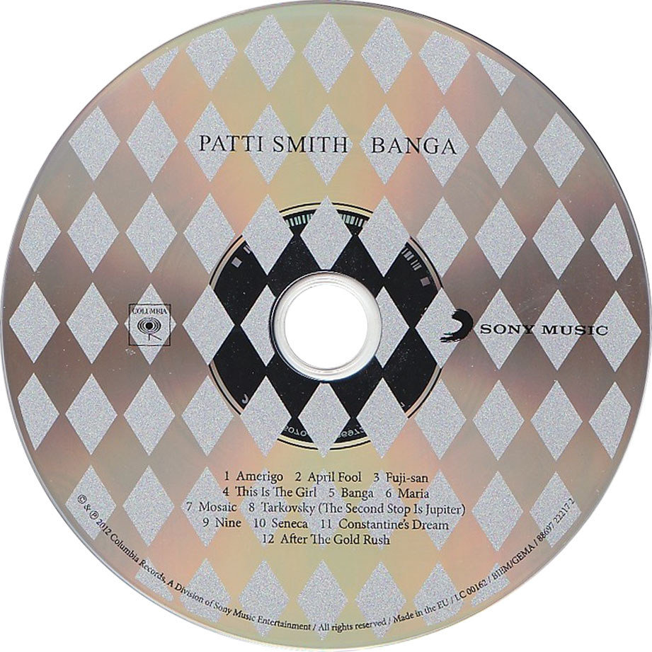 Cartula Cd de Patti Smith - Banga