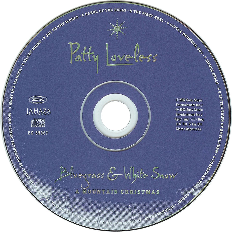 Cartula Cd de Patty Loveless - Bluegrass & White Snow