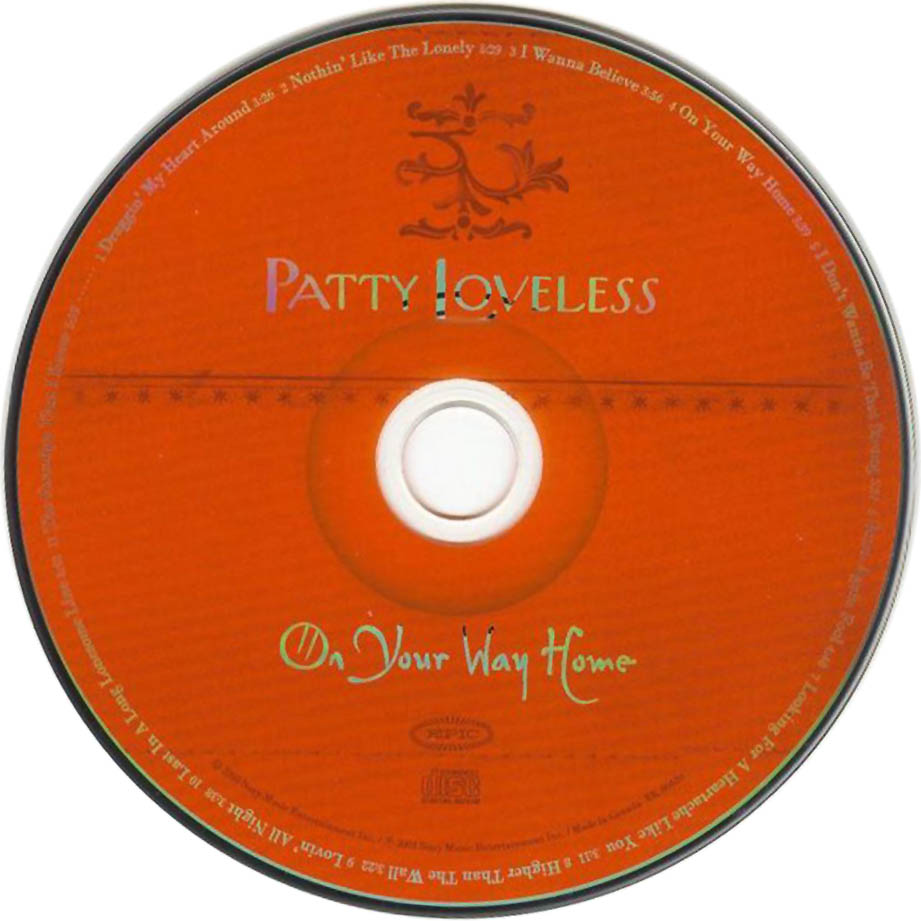 Cartula Cd de Patty Loveless - On Your Way Home
