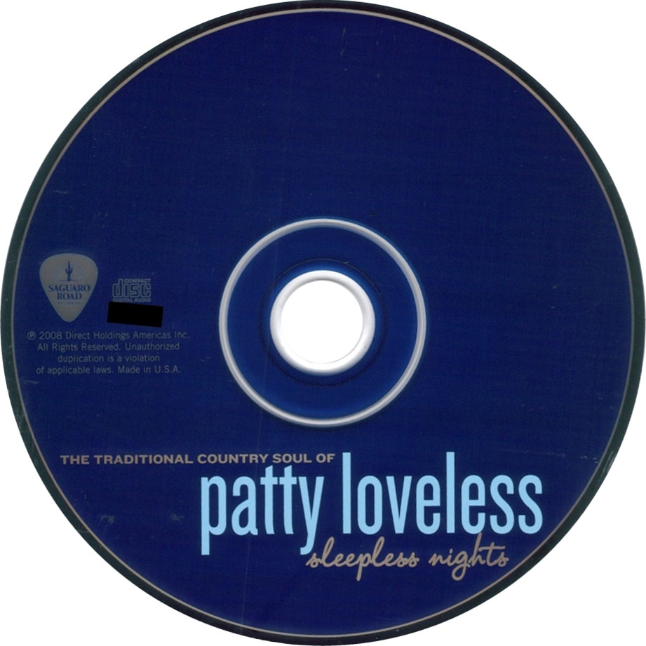 Cartula Cd de Patty Loveless - Sleepless Nights