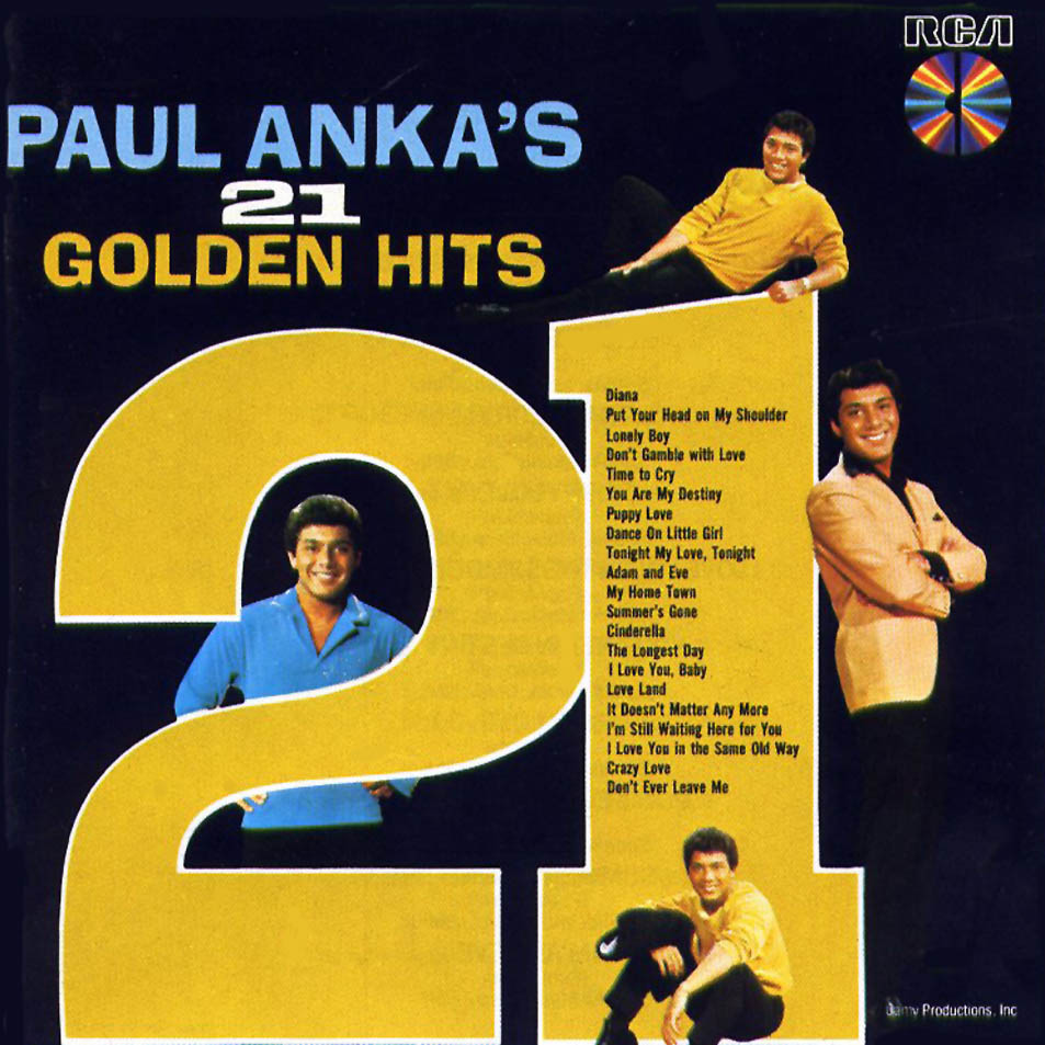 Cartula Frontal de Paul Anka - Paul Anka's 21 Golden Hits