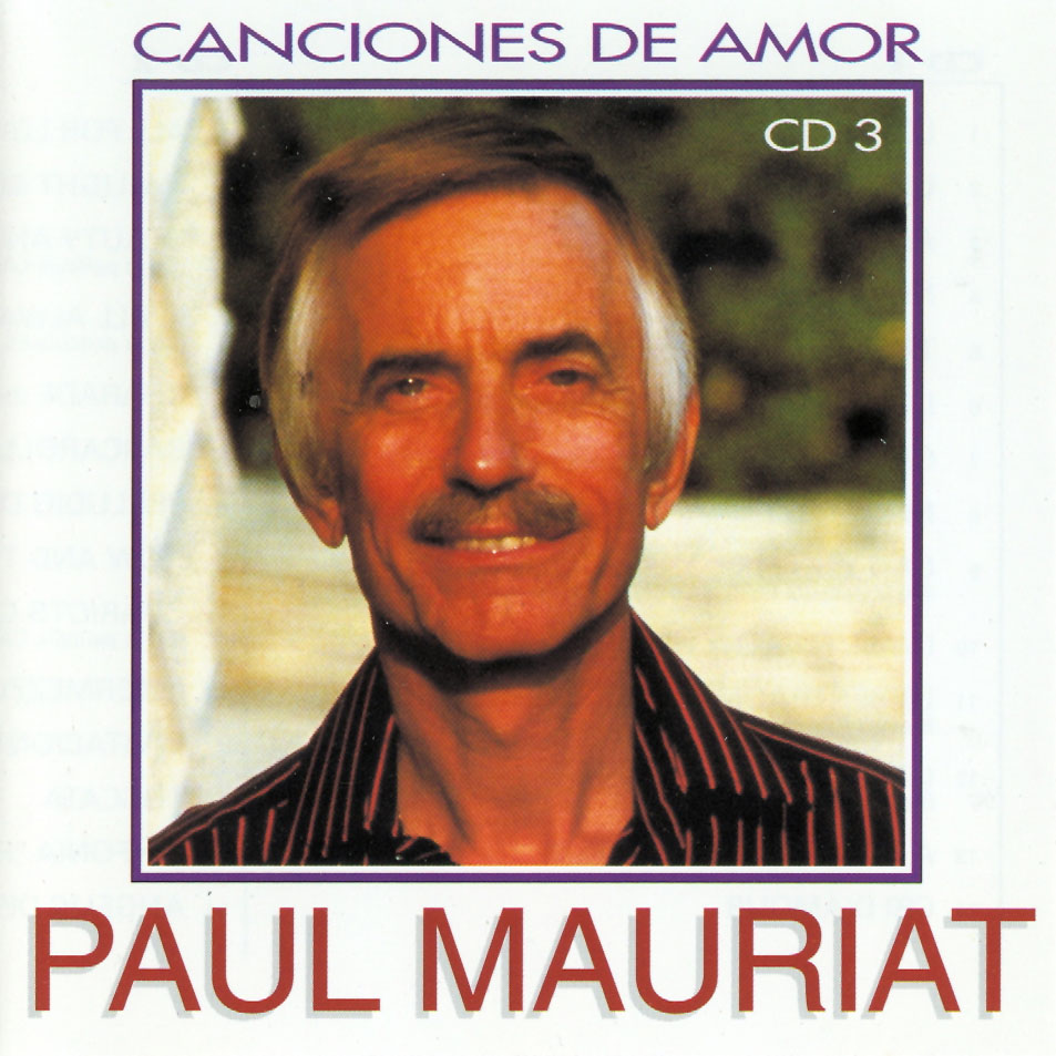 Cartula Frontal de Paul Mauriat - Canciones De Amor, Volumen 3