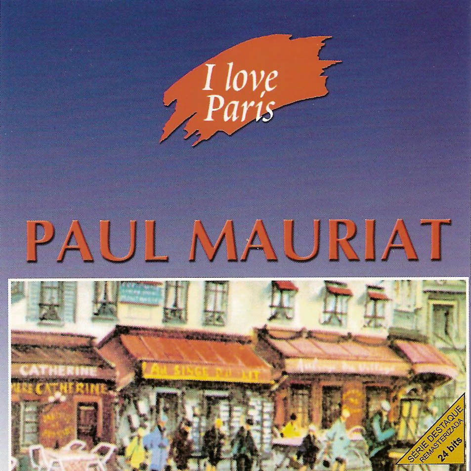 Cartula Frontal de Paul Mauriat - I Love Paris