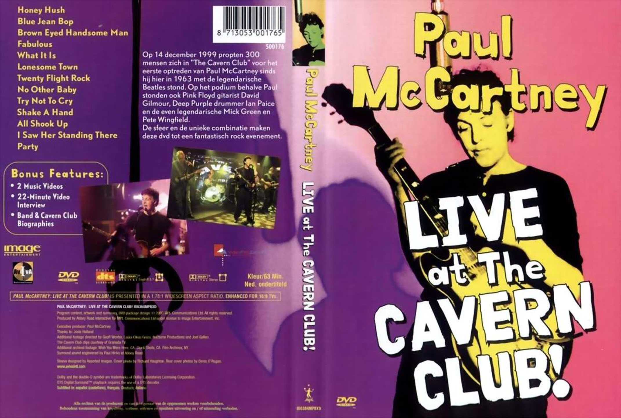 Cartula Caratula de Paul Mccartney - Live At The Cavern Club! (Dvd)