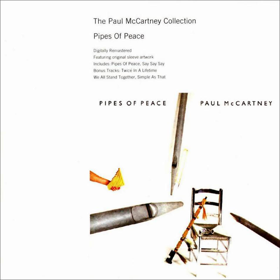 Cartula Frontal de Paul Mccartney - Pipes Of Peace (1993)