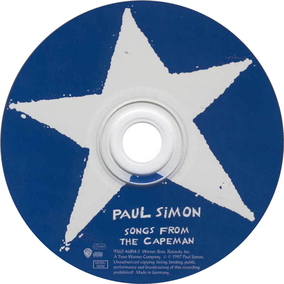 Cartula Cd de Paul Simon - Songs From The Capeman