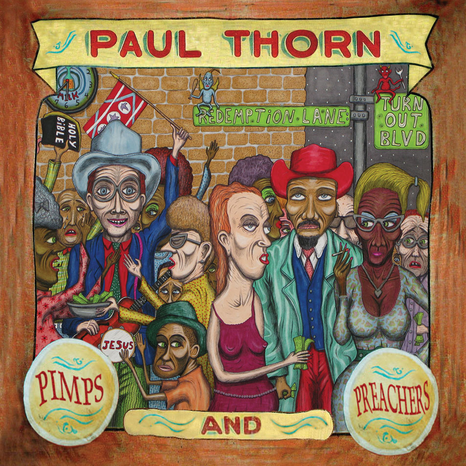 Car Tula Frontal De Paul Thorn Pimps Preachers Portada