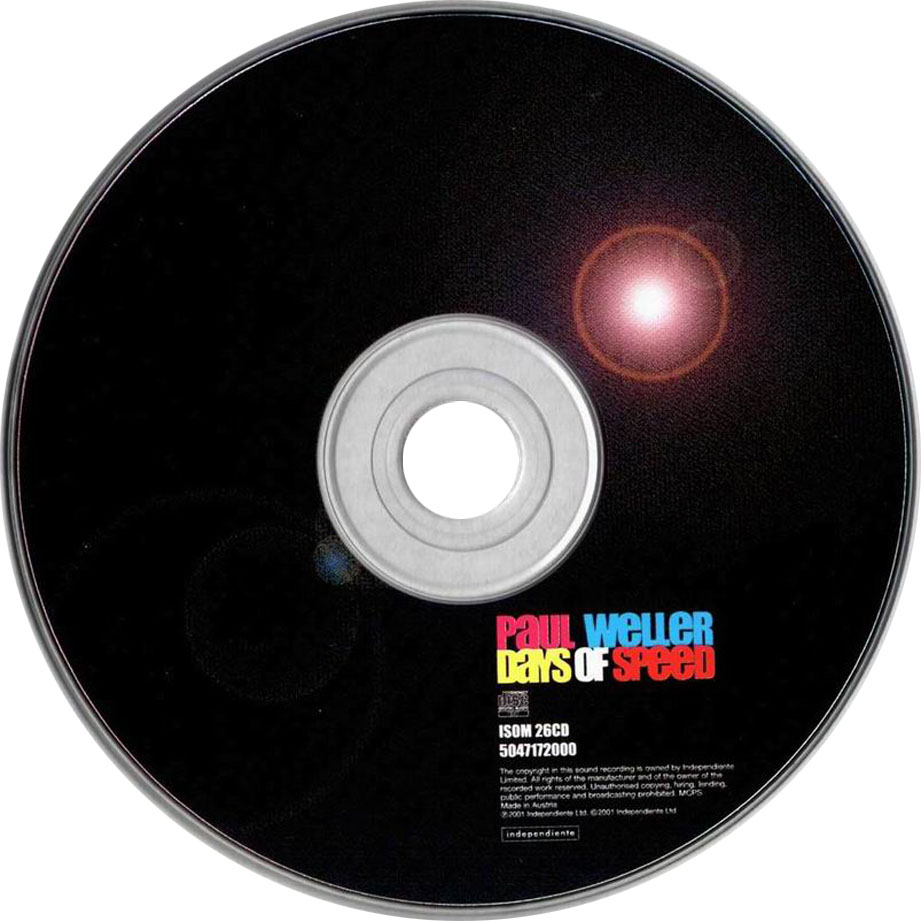 Cartula Cd de Paul Weller - Days Of Speed