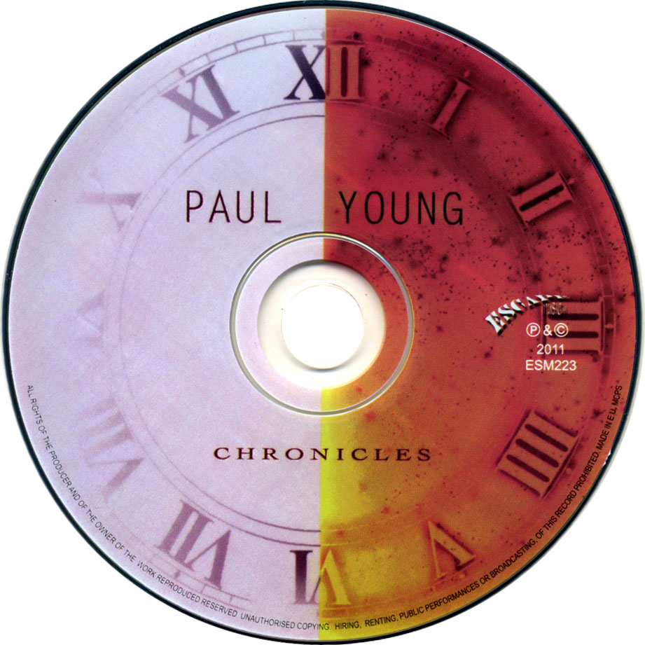 Cartula Cd de Paul Young (Mike + The Mechanics) - Chronicles