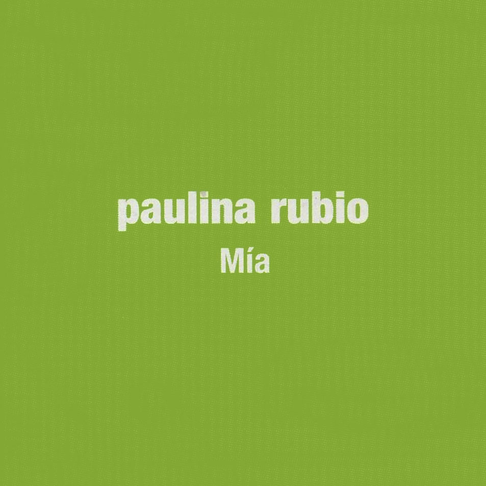 Cartula Frontal de Paulina Rubio - Mia (Cd Single)