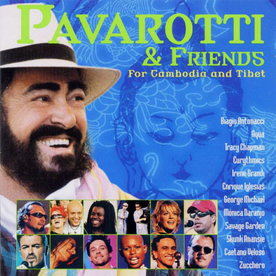 Cartula Frontal de Pavarotti & Friends - For Cambodia And Tibet