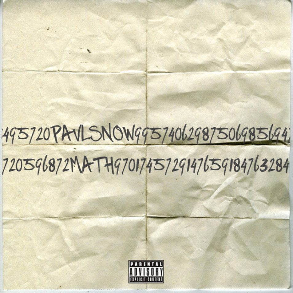Cartula Frontal de Pavl Snow - Math (Cd Single)