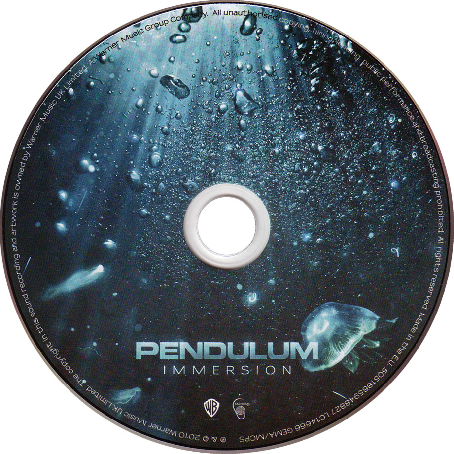 Cartula Cd de Pendulum - Immersion
