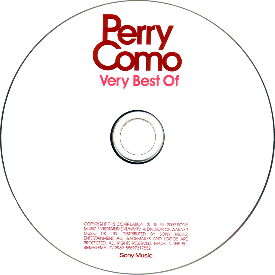 Cartula Cd de Perry Como - Very Best Of Perry Como