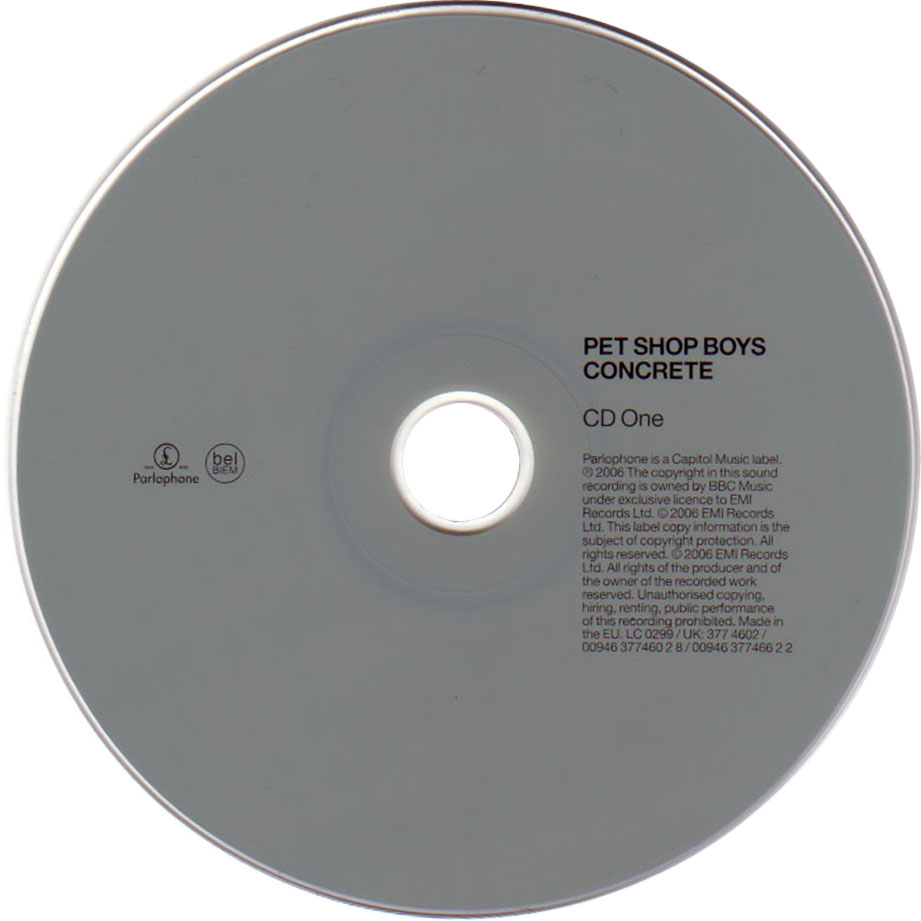 Cartula Cd1 de Pet Shop Boys - Concrete