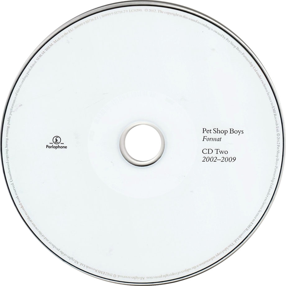Cartula Cd2 de Pet Shop Boys - Format