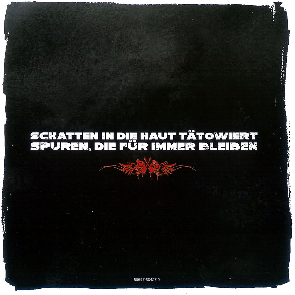 Cartula Interior Frontal de Peter Maffay - Tattoos