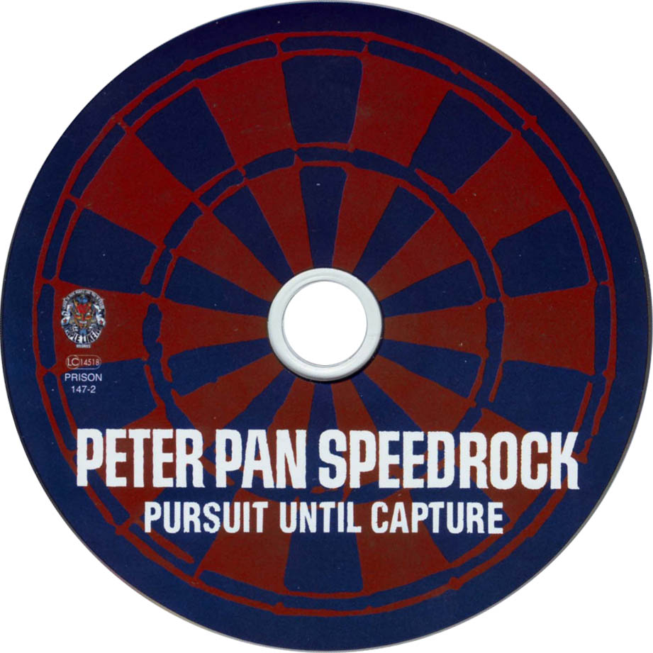 Cartula Cd de Peter Pan Speedrock - Pursuit Until Capture