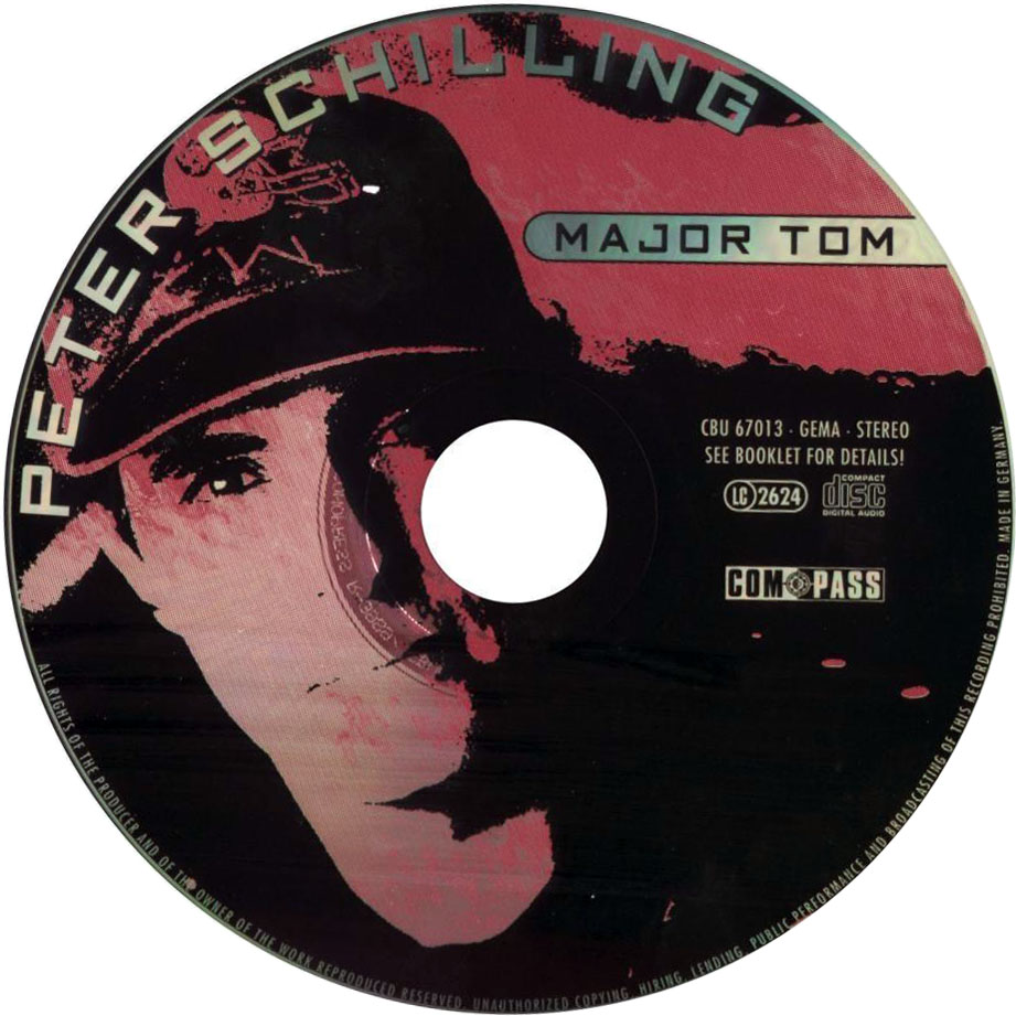 Cartula Cd de Peter Schilling - Major Tom