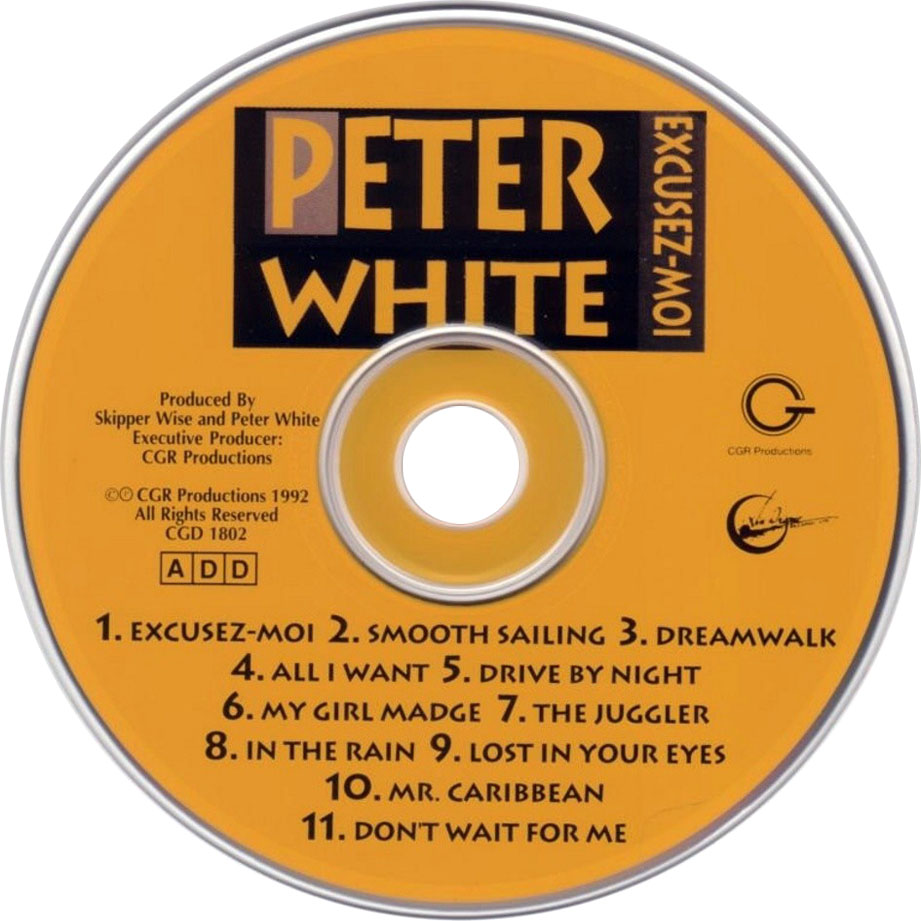 Cartula Cd de Peter White - Excusez-Moi