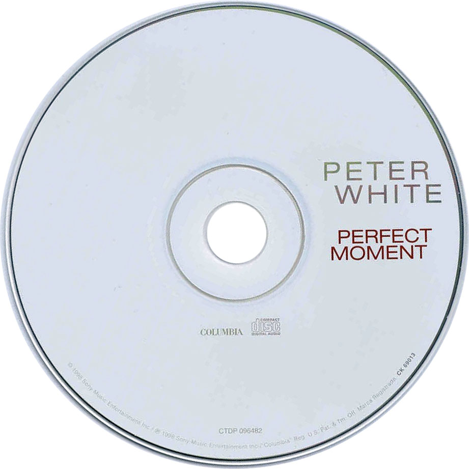 Cartula Cd de Peter White - Perfect Moment