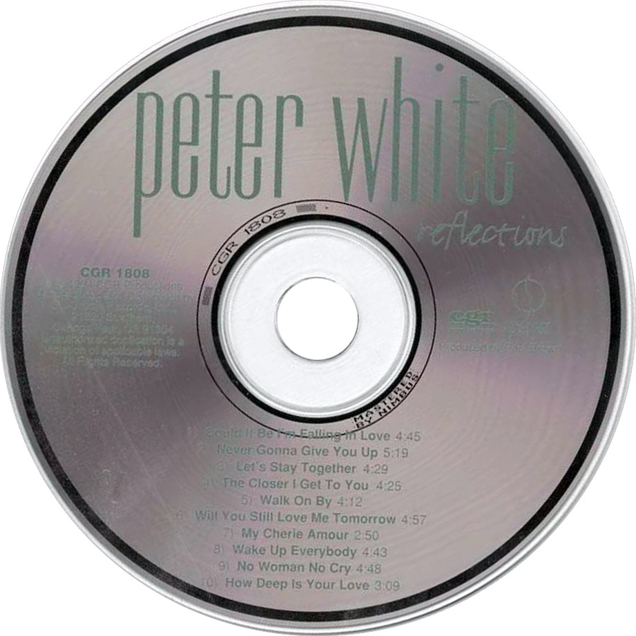 Cartula Cd de Peter White - Reflections