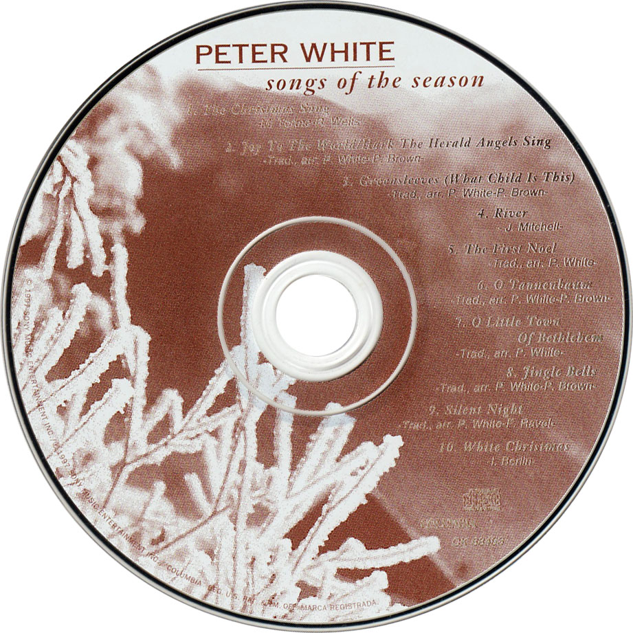 Cartula Cd de Peter White - Songs Of The Season