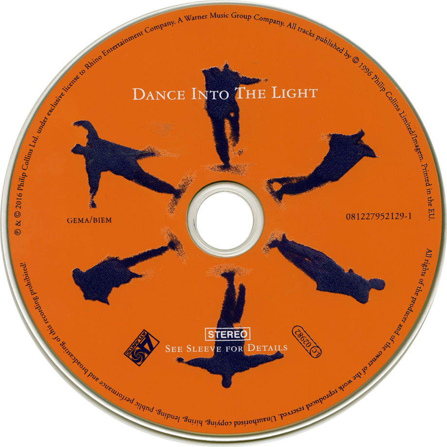 Cartula Cd1 de Phil Collins - Dance Into The Light (Deluxe Edition)