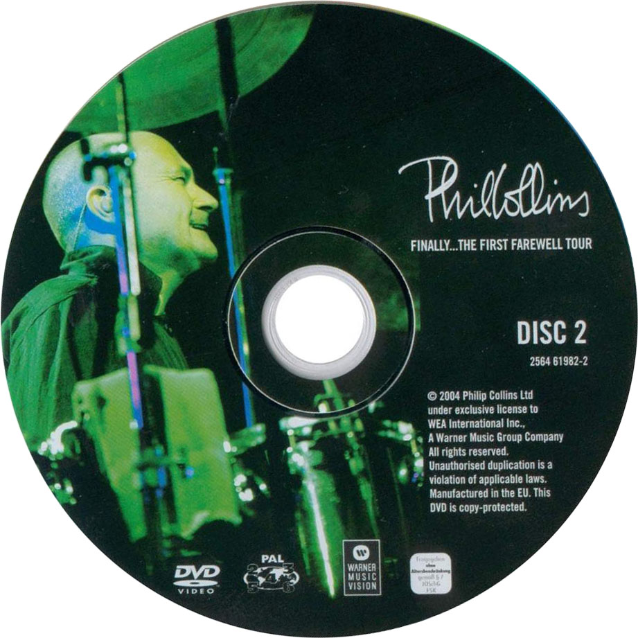 Cartula Dvd2 de Phil Collins - Finally... The First Farewell Tour (Dvd)