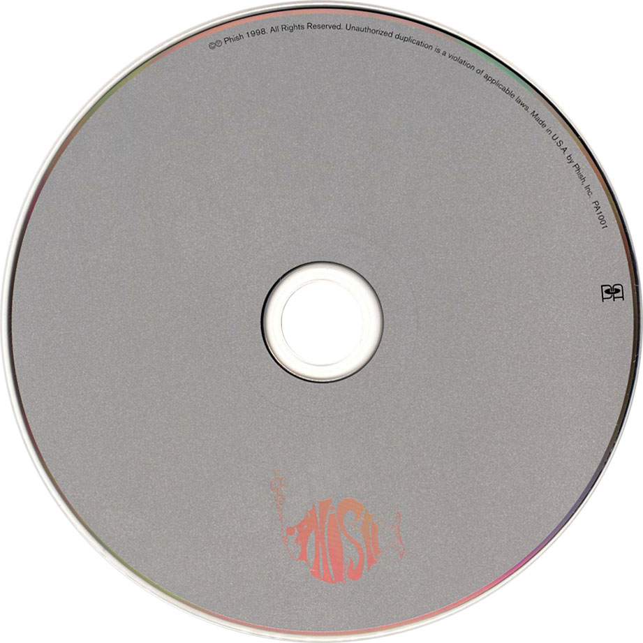 Cartula Cd de Phish - The White Tape