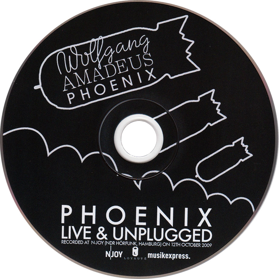 Cartula Cd de Phoenix - Live & Unplugged