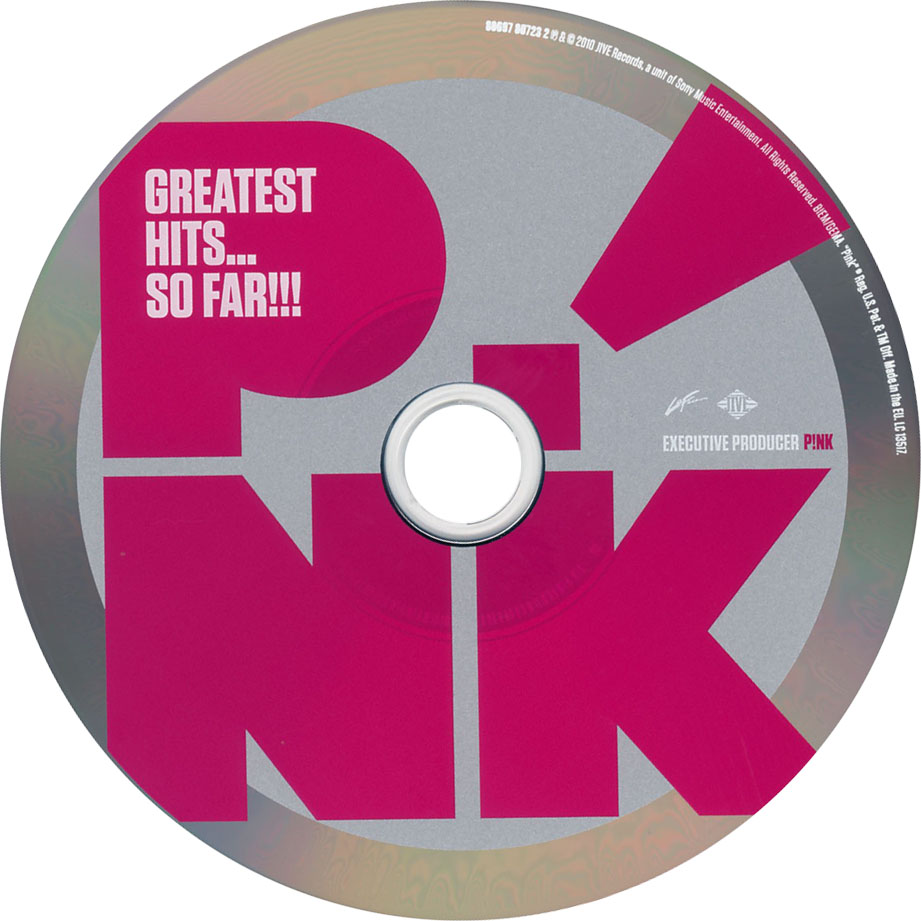 Cartula Cd de Pink - Greatest Hits... So Far!!! (19 Canciones)