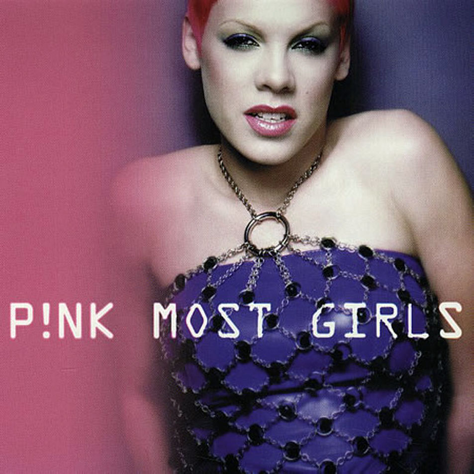 Cartula Interior Frontal de Pink - Most Girls (Cd Single)