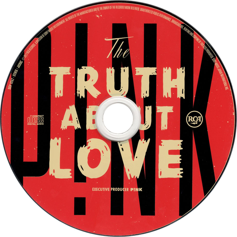 Cartula Cd de Pink - The Truth About Love (Japanese Edition)