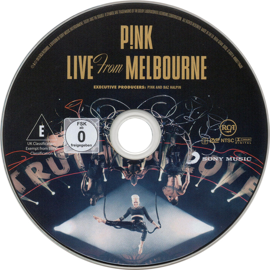 Cartula Dvd de Pink - The Truth About Love Tour: Live From Melbourne (Dvd)