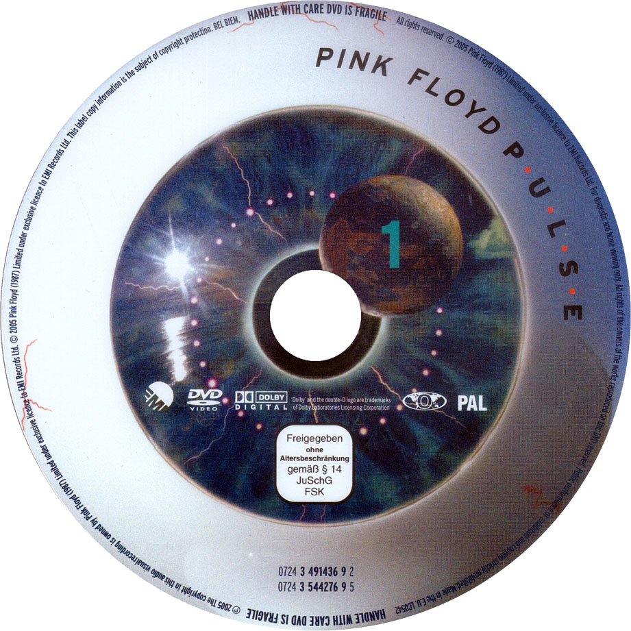 Cartula Dvd1 de Pink Floyd - Pulse (Dvd)