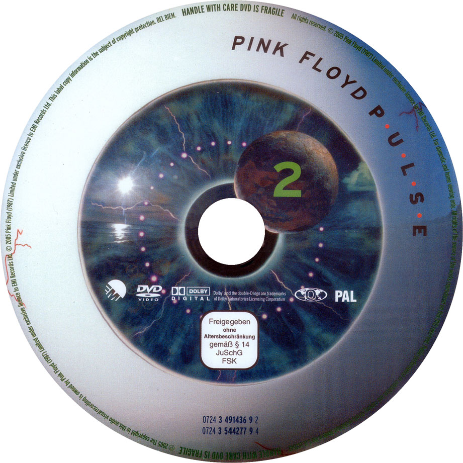 Cartula Dvd2 de Pink Floyd - Pulse (Dvd)