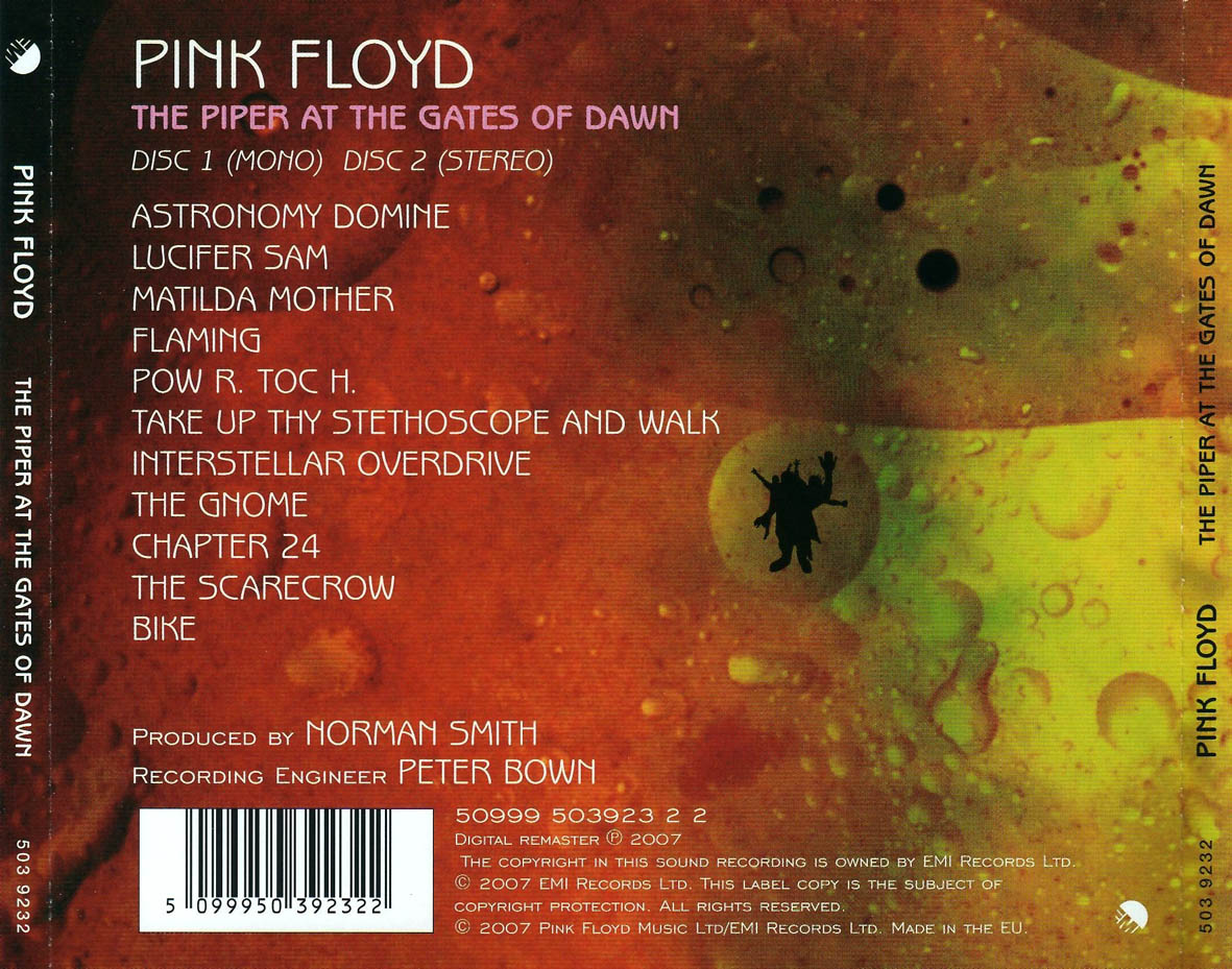 Cartula Trasera de Pink Floyd - The Piper At The Gates Of Dawn (40th Anniversary Edition)
