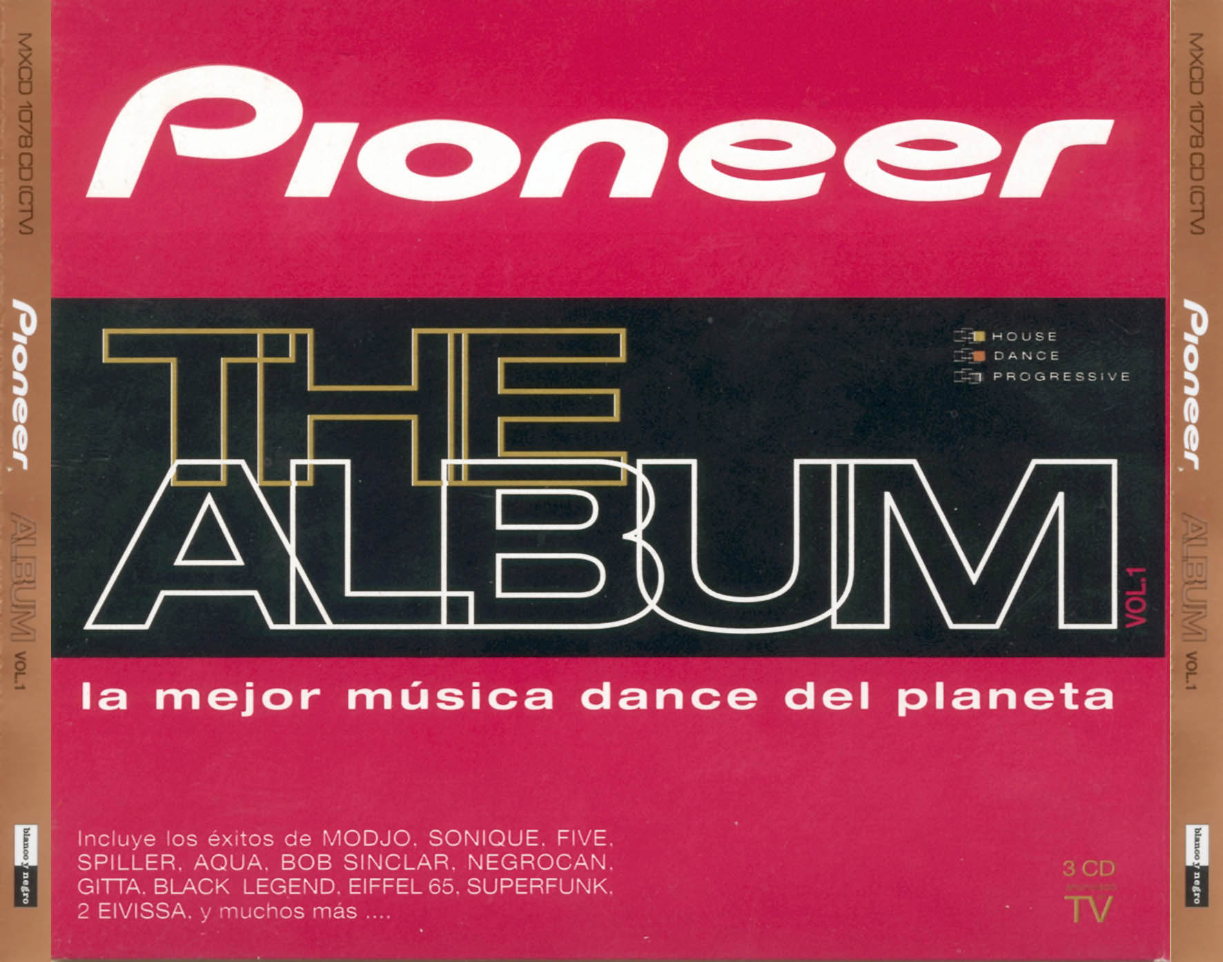 Cartula Frontal de Pioneer The Album Volumen 1