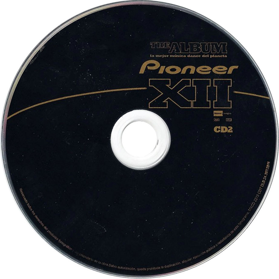 Cartula Cd2 de Pioneer The Album Volumen 12