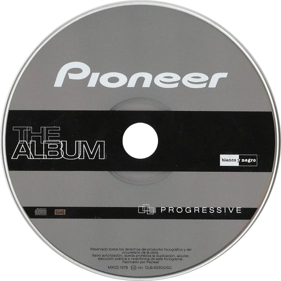 Cartula Cd de Pioneer The Album Volumen 1 Progressive